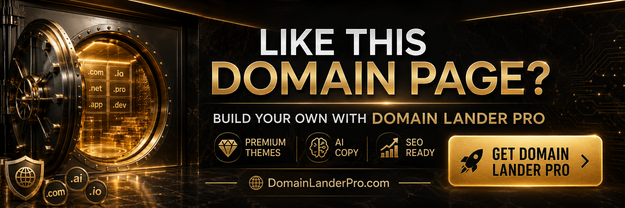 Like this domain page? Build your own with Domain Lander Pro. Premium themes, AI copy, SEO-ready.